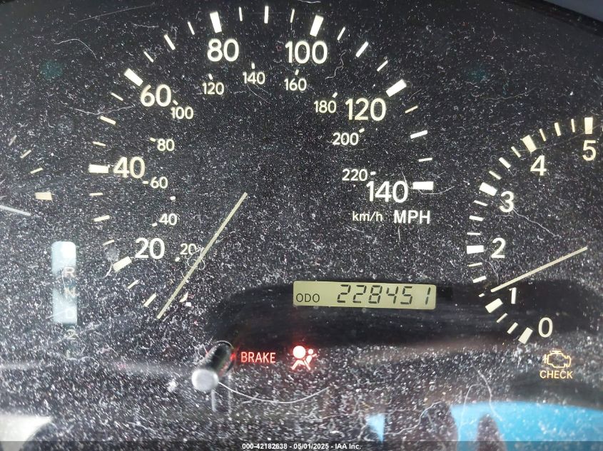 2002 Lexus Rx 300 VIN: JTJHF10U620289542 Lot: 42182638