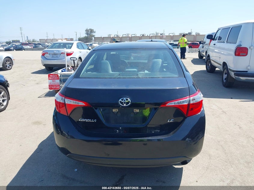 2016 TOYOTA COROLLA LE - 5YFBURHE9GP445015