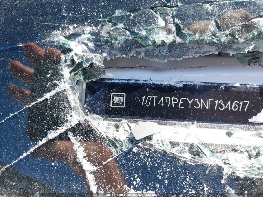 2022 GMC Sierra 2500Hd 4Wd Standard Bed At4 VIN: 1GT49PEY3NF134617 Lot: 42183051