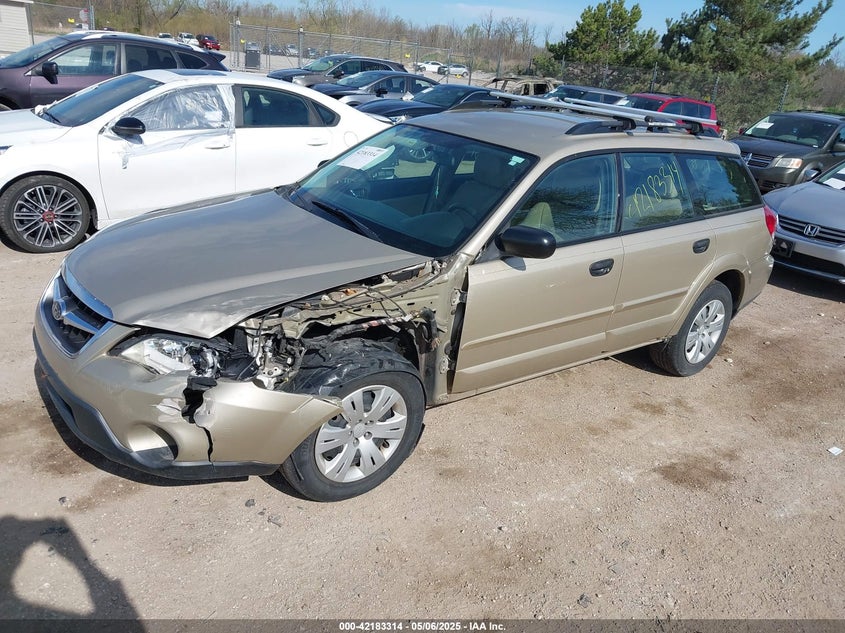 2008 SUBARU OUTBACK VIN: 4S4BP60C087362491