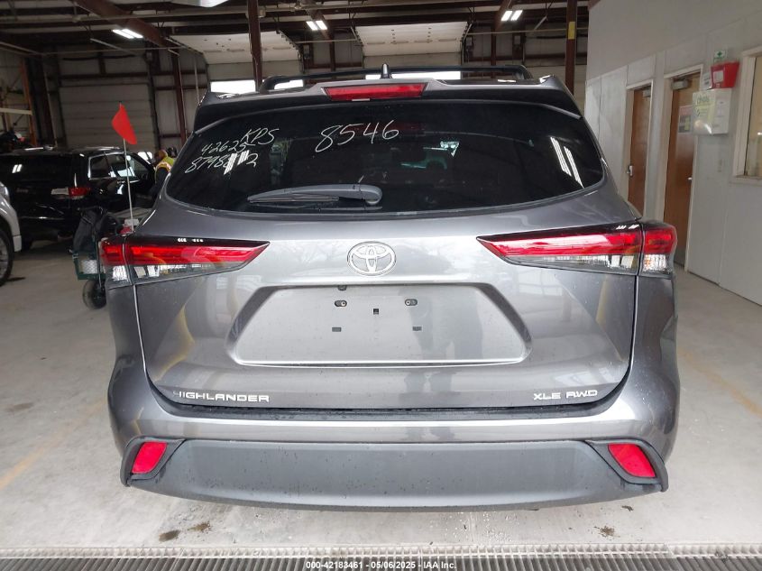 2021 Toyota Highlander Xle VIN: 5TDGZRBH6MS558546 Lot: 42183461