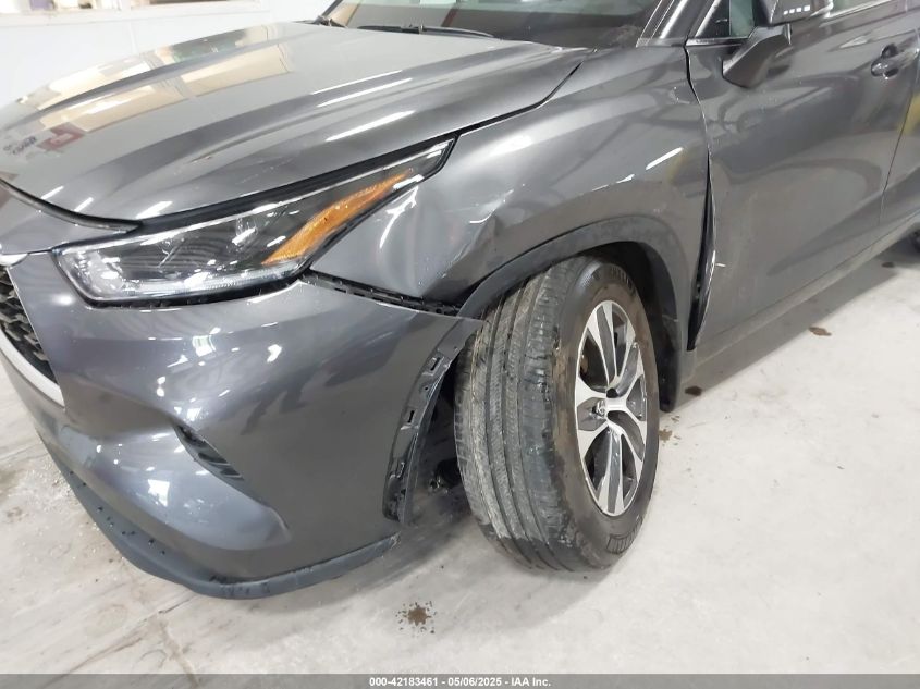 2021 Toyota Highlander Xle VIN: 5TDGZRBH6MS558546 Lot: 42183461