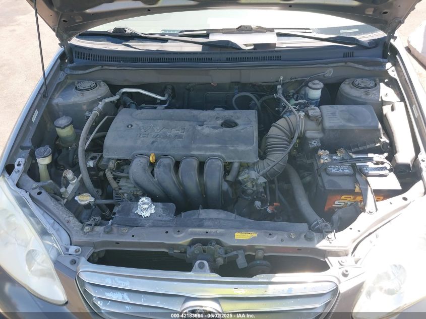 2003 Toyota Corolla Ce/Le/S VIN: 1NXBR32E53Z038292 Lot: 42183664