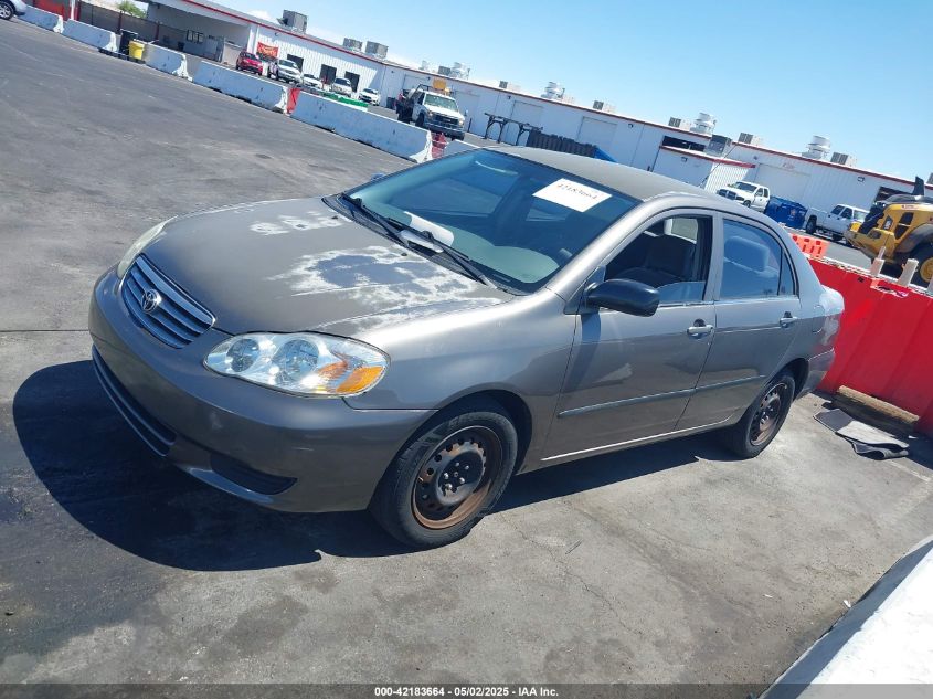 2003 Toyota Corolla Ce/Le/S VIN: 1NXBR32E53Z038292 Lot: 42183664