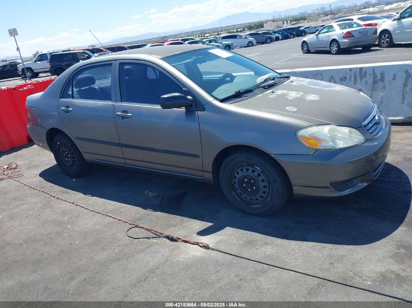 2003 Toyota Corolla Ce/Le/S VIN: 1NXBR32E53Z038292 Lot: 42183664