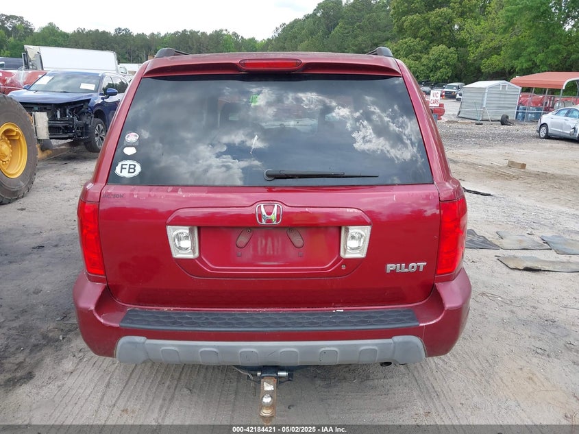 2003 Honda Pilot Ex-L VIN: 2HKYF18543H593649 Lot: 42184421