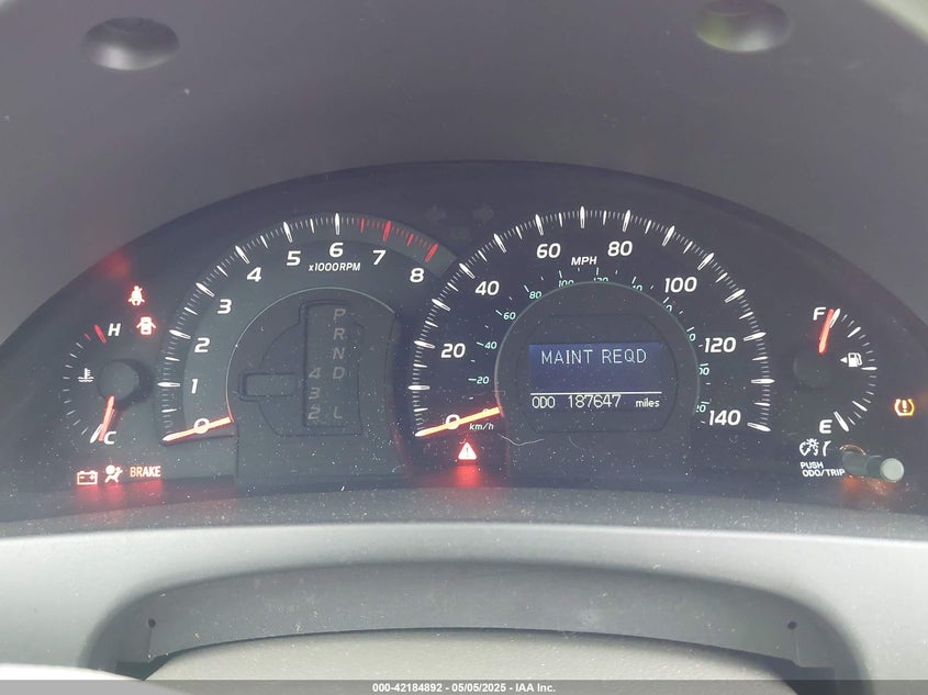 2008 TOYOTA CAMRY VIN: 4T1BE46K58U762069