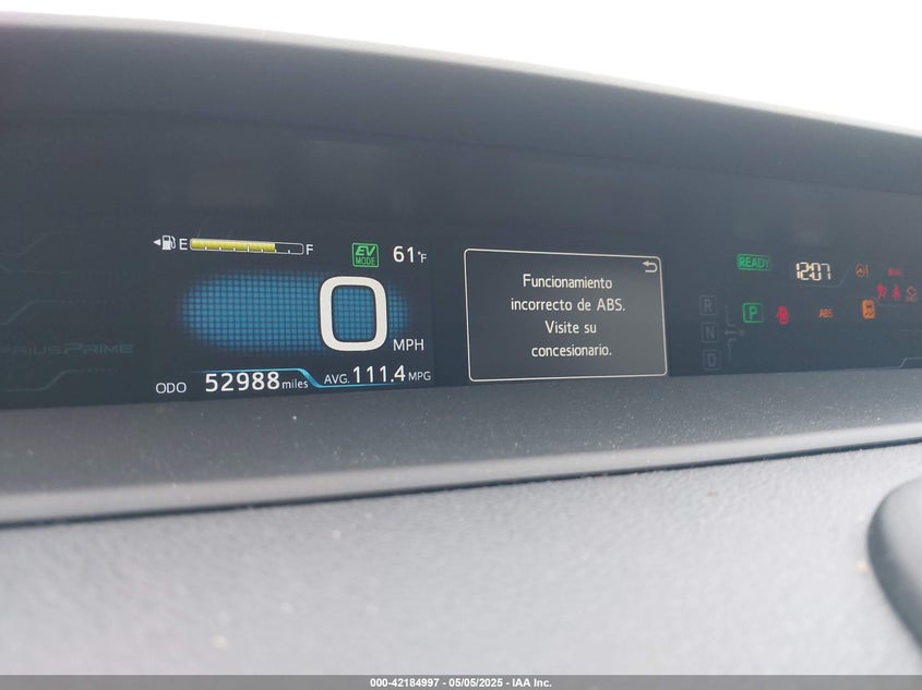 2019 TOYOTA PRIUS PRIME PREMIUM - JTDKARFP3K3113716