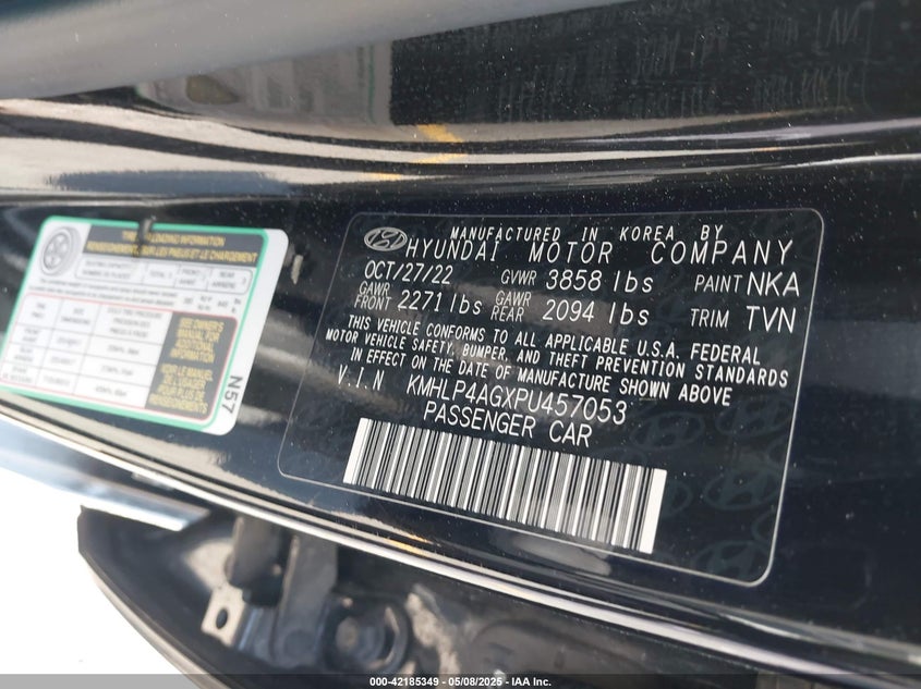 2023 HYUNDAI ELANTRA N VIN: KMHLP4AGXPU457053