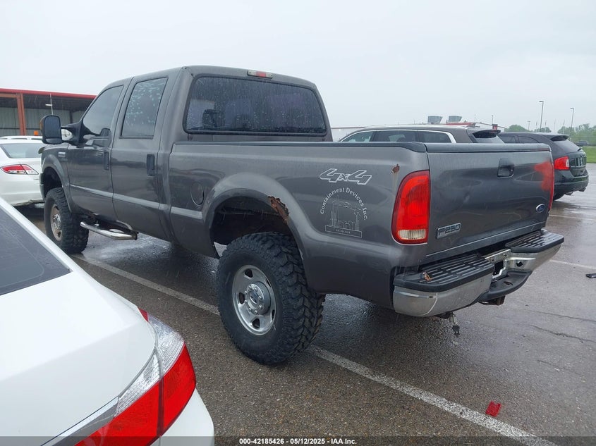 2006 FORD F-250 VIN: 1FTSW21516ED44655