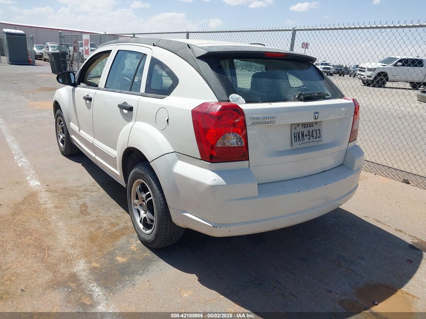 2007 DODGE CALIBER VIN: 1B3HB28B77D270605