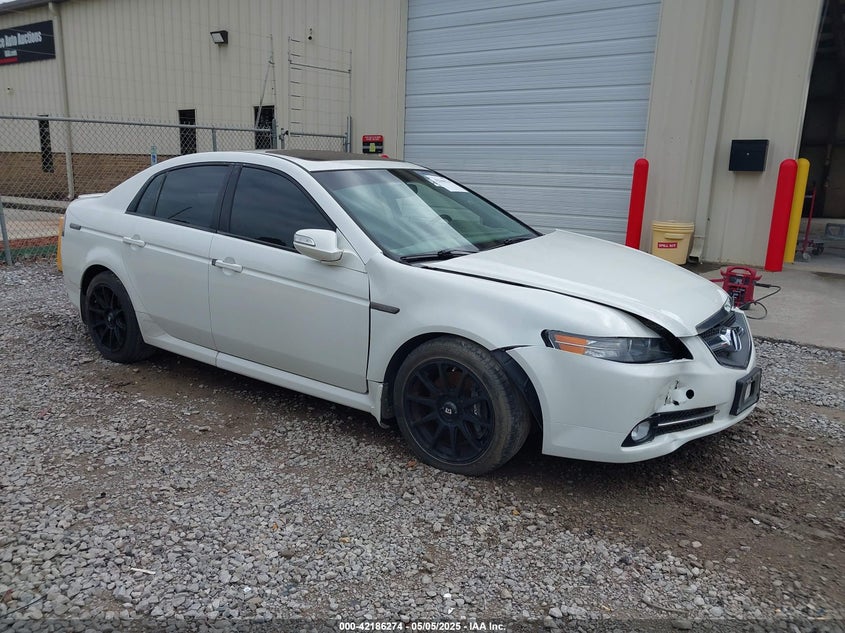 2007 Acura Tl Type S white sedan gasoline 19UUA76547A041182 photo #1
