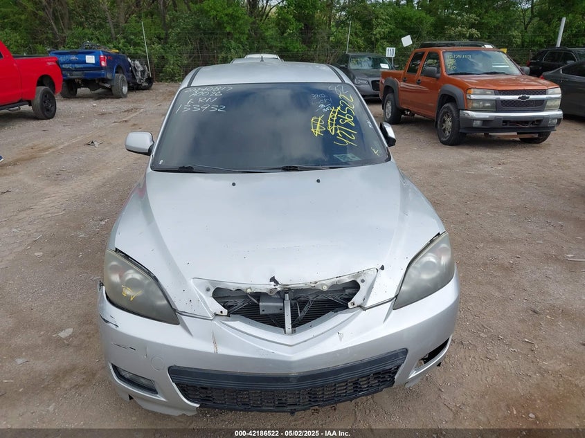 2008 MAZDA MAZDA3 VIN: JM1BK344081133932