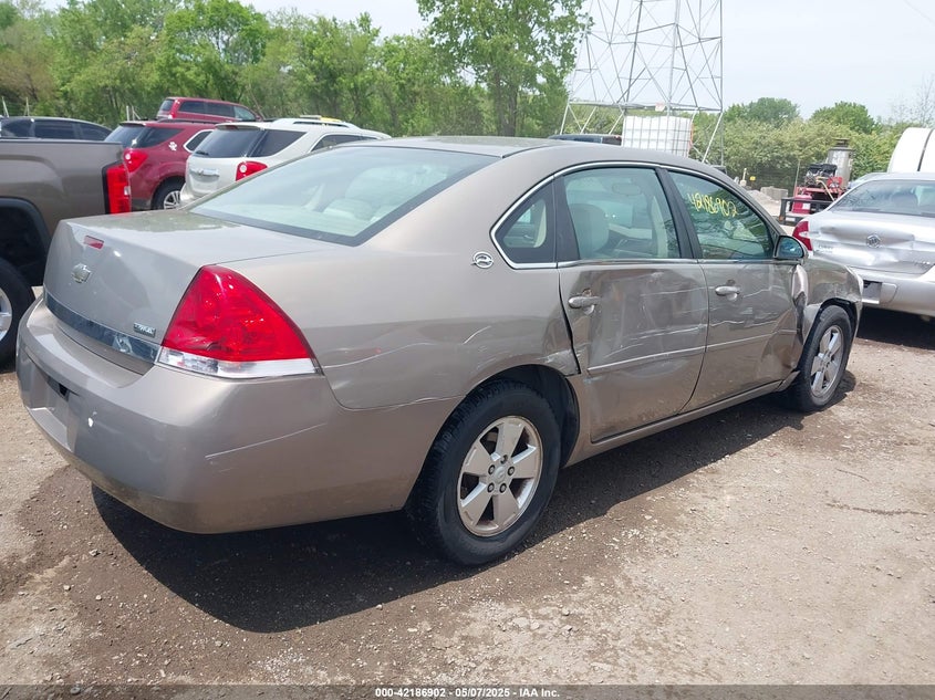2007 CHEVROLET IMPALA VIN: 2G1WT55K079288149