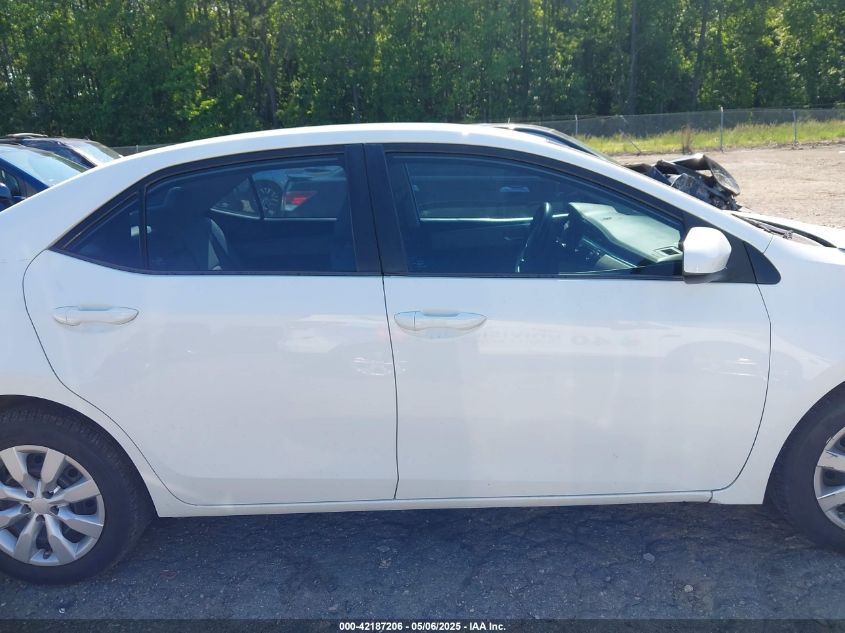 2015 Toyota Corolla Le VIN: 2T1BURHE1FC464558 Lot: 42187206