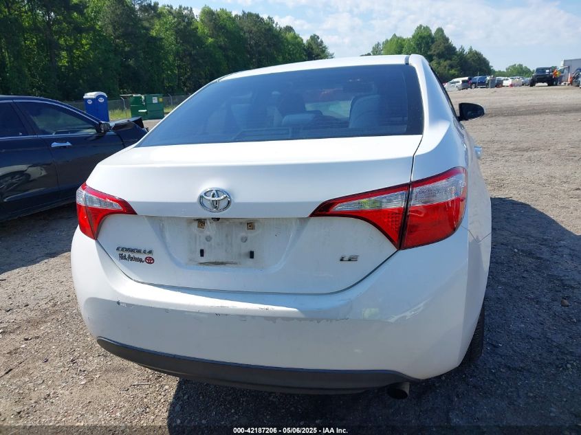 2015 Toyota Corolla Le VIN: 2T1BURHE1FC464558 Lot: 42187206