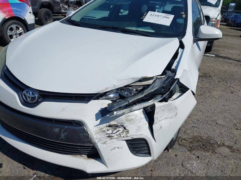 2015 Toyota Corolla Le VIN: 2T1BURHE1FC464558 Lot: 42187206