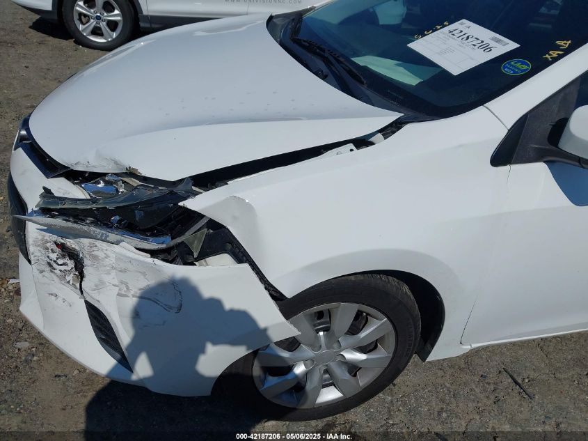 2015 Toyota Corolla Le VIN: 2T1BURHE1FC464558 Lot: 42187206