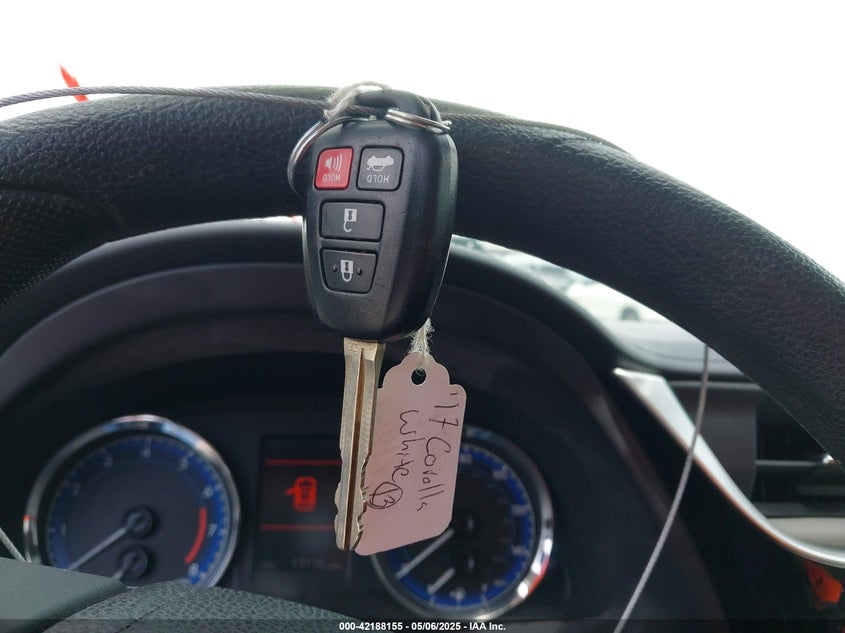 2017 TOYOTA COROLLA VIN: 5YFBURHE2HP587255