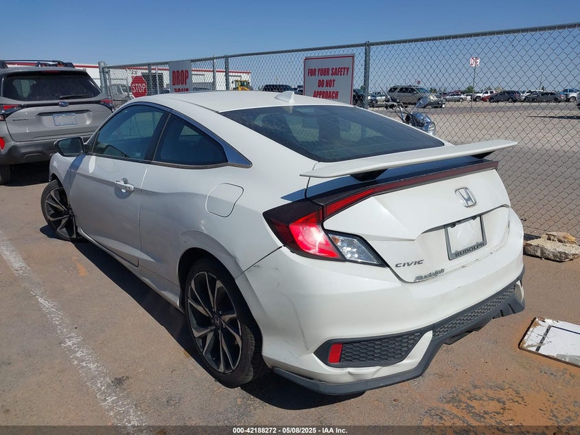 2019 HONDA CIVIC SI VIN: 2HGFC3A53KH753972