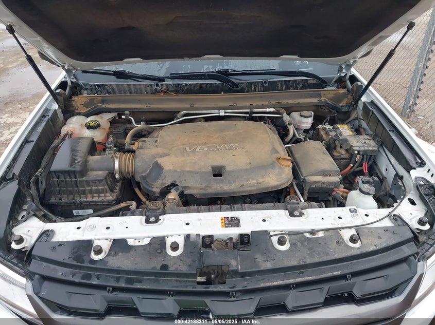 VIN 1GCGTDEN9M1256767 2021 CHEVROLET COLORADO 4WD  SHORT BOX Z71