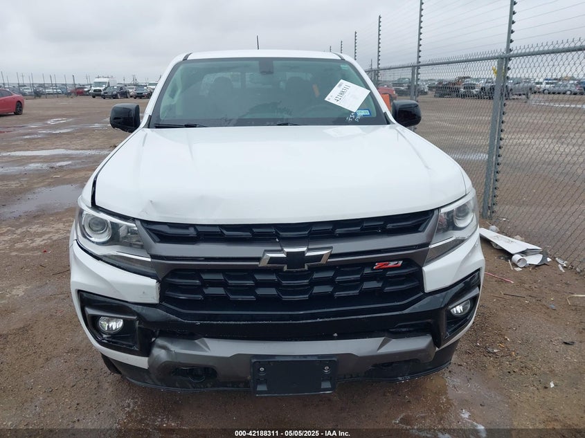 VIN 1GCGTDEN9M1256767 2021 CHEVROLET COLORADO 4WD  SHORT BOX Z71