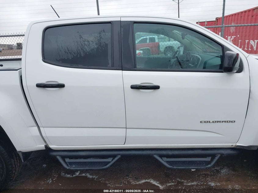 VIN 1GCGTDEN9M1256767 2021 CHEVROLET COLORADO 4WD  SHORT BOX Z71