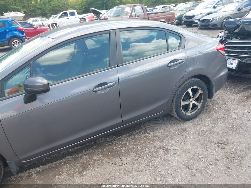 2015 HONDA CIVIC VIN: 19XFB2F7XFE035326