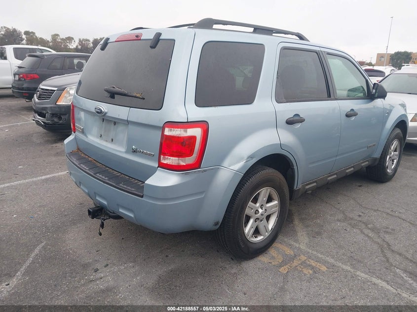 2008 FORD ESCAPE HYBRID VIN: 1FMCU49H18KD83248