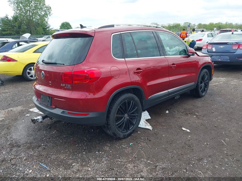 2014 VOLKSWAGEN TIGUAN SEL - WVGBV3AX1EW033760