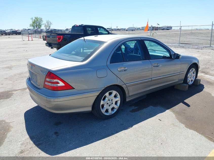 2006 MERCEDES-BENZ C 280 VIN: WDBRF92H66F783990