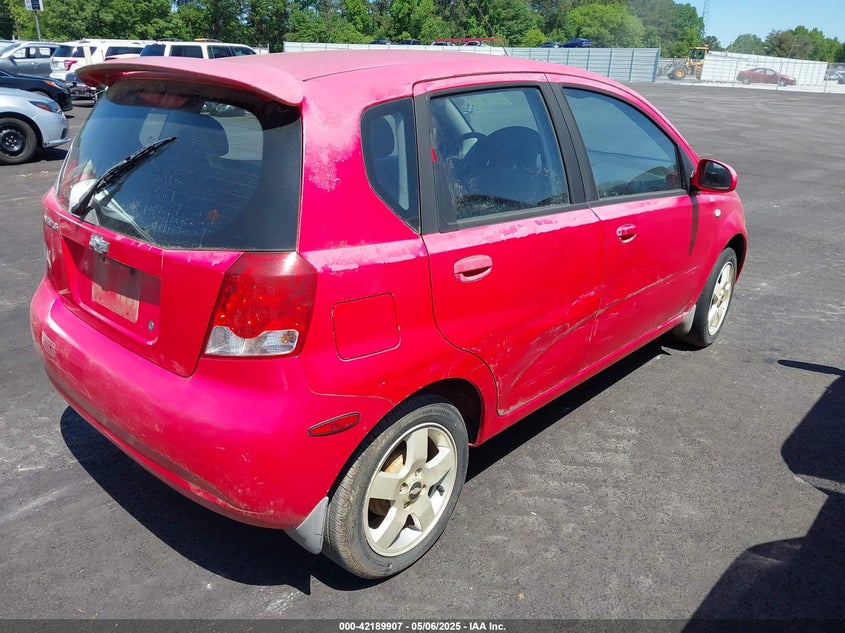 2006 CHEVROLET AVEO VIN: KL1TD66676B517803
