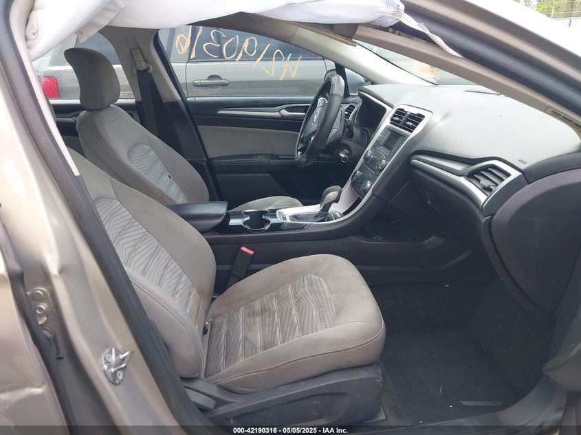 2016 FORD FUSION VIN: 3FA6P0G78GR100968