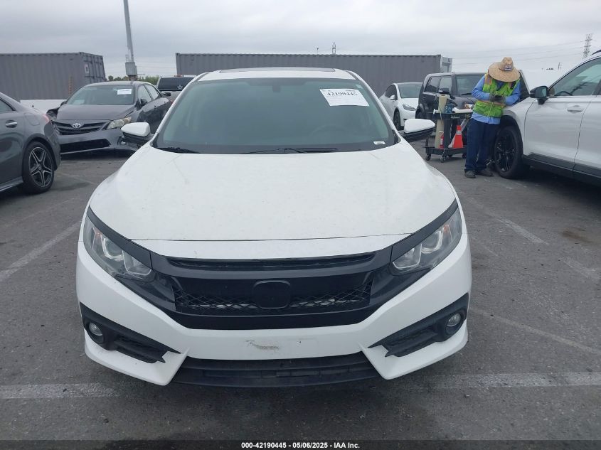 2018 Honda Civic Ex-T VIN: JHMFC1F37JX033660 Lot: 42190445