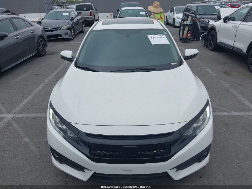 2018 Honda Civic Ex-T VIN: JHMFC1F37JX033660 Lot: 42190445