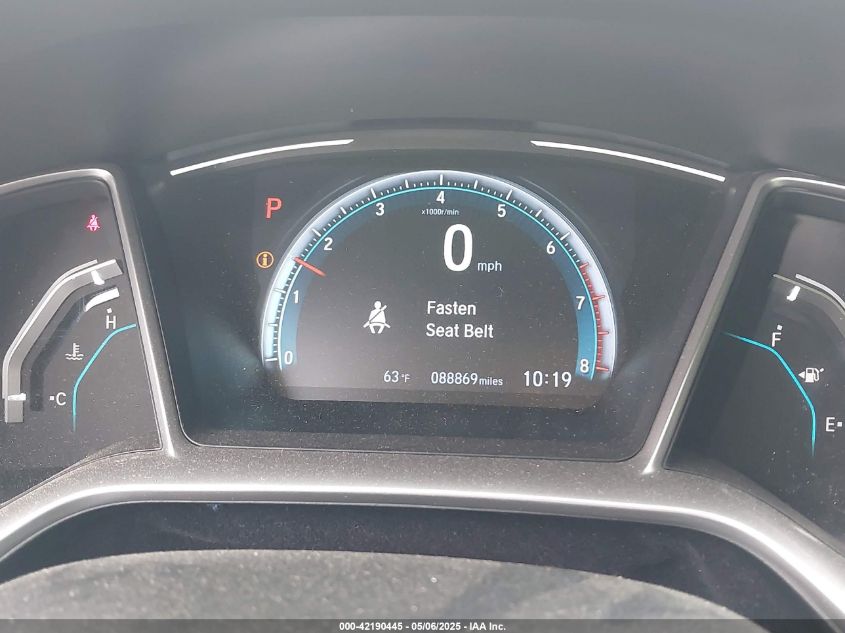 2018 Honda Civic Ex-T VIN: JHMFC1F37JX033660 Lot: 42190445