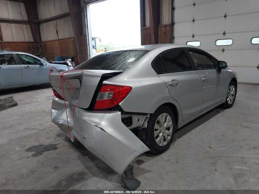 2012 HONDA CIVIC VIN: 2HGFB2F56CH580942