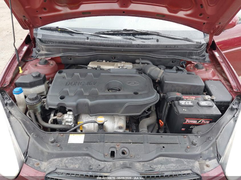 2008 Hyundai Accent Gls VIN: KMHCN46CX8U279318 Lot: 42190876