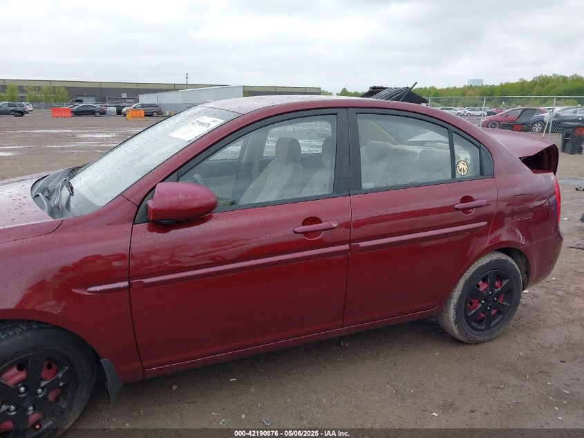 2008 Hyundai Accent Gls VIN: KMHCN46CX8U279318 Lot: 42190876