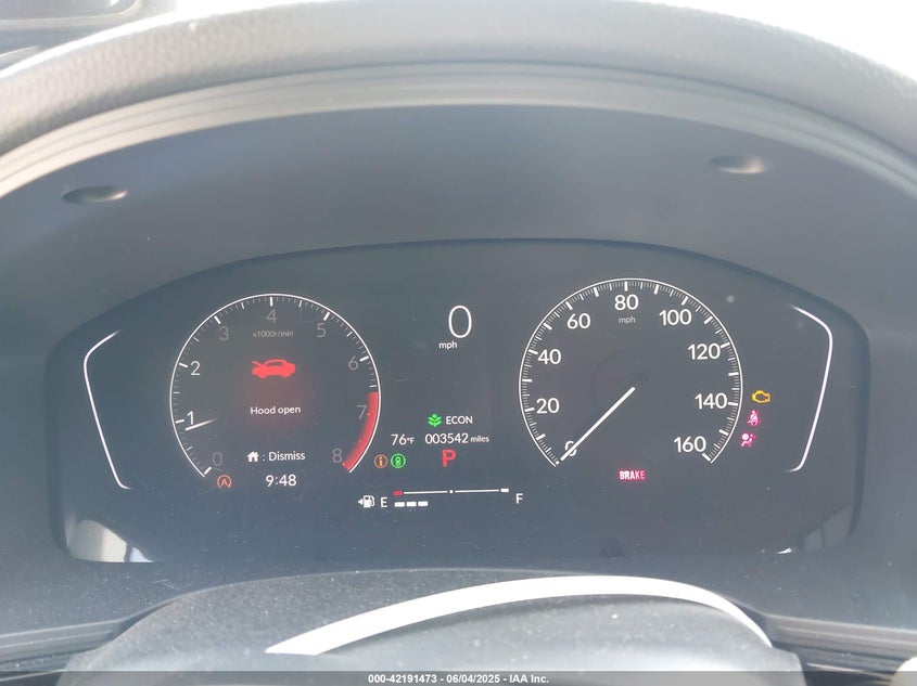 2025 HONDA CIVIC 2.0L I-4 DI, DOHC, V(VIN: 2HGFE2F5XSH523326