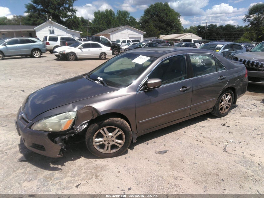 2007 HONDA ACCORD VIN: 1HGCM56887A142291