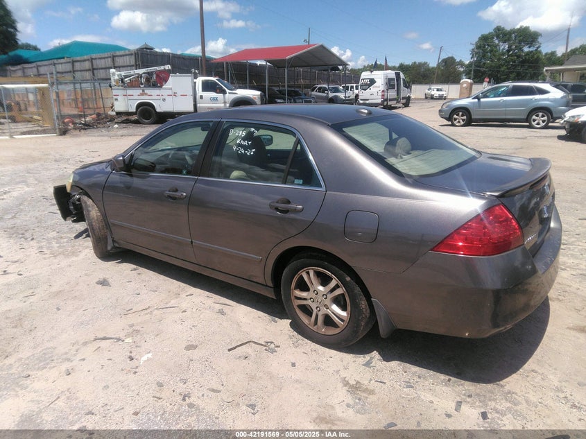 2007 HONDA ACCORD VIN: 1HGCM56887A142291