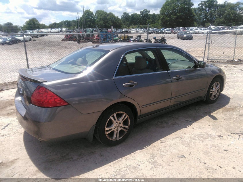 2007 HONDA ACCORD VIN: 1HGCM56887A142291