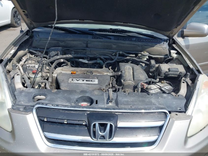 2005 Honda Cr-V Se VIN: SHSRD78995U342586 Lot: 42191572