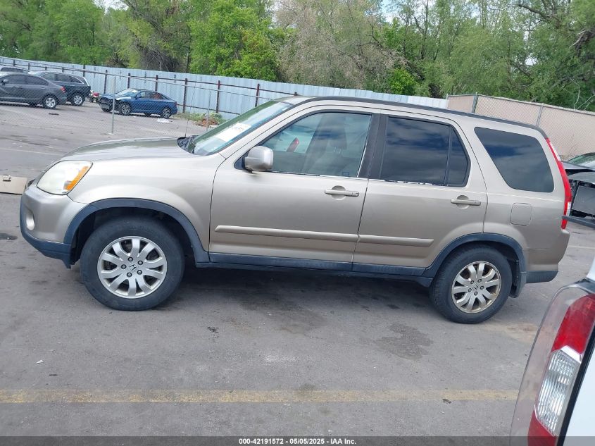 2005 Honda Cr-V Se VIN: SHSRD78995U342586 Lot: 42191572