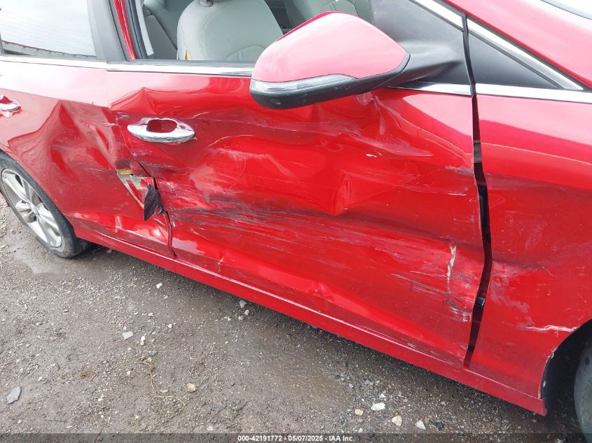 2018 Hyundai Sonata Sel VIN: 5NPE34AF5JH669165 Lot: 42191772