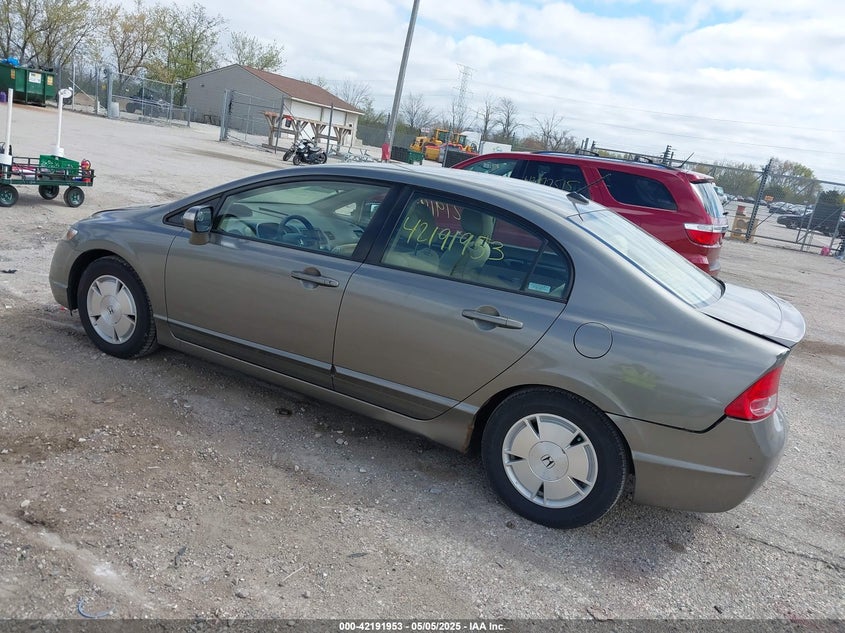 2007 HONDA CIVIC HYBRID VIN: JHMFA36237S030057