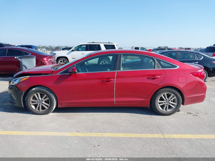 2017 HYUNDAI SONATA VIN: 5NPE24AFXHH530081