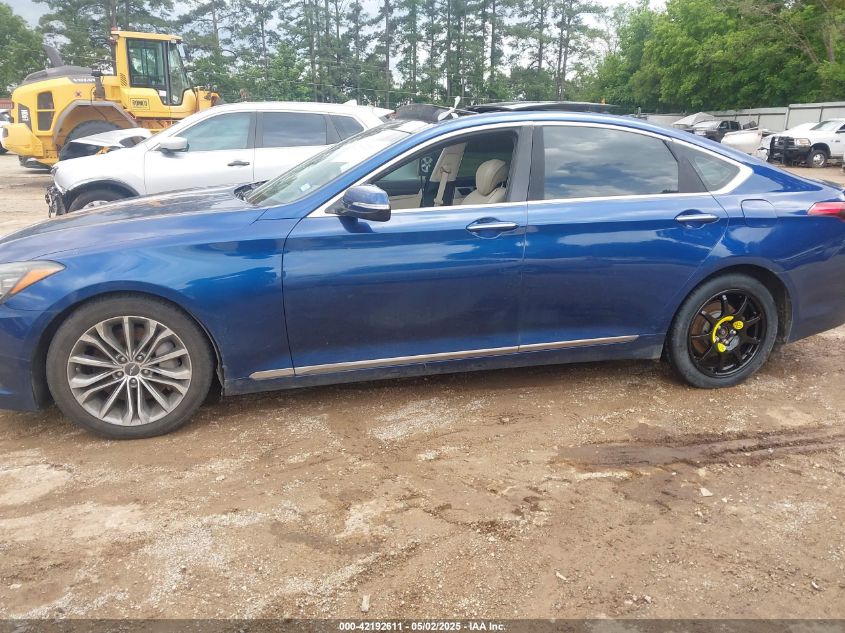 2015 Hyundai Genesis 3.8 VIN: KMHGN4JE4FU064508 Lot: 42192611