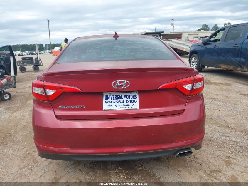 2016 Hyundai Sonata Se VIN: 5NPE24AFXGH424650 Lot: 42192639